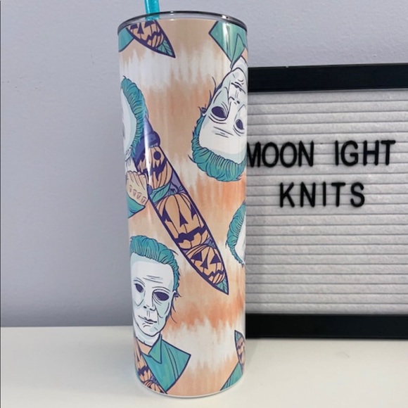 Michael Myers Halloween Stainless Steel Tumbler - Picture 2 of 2